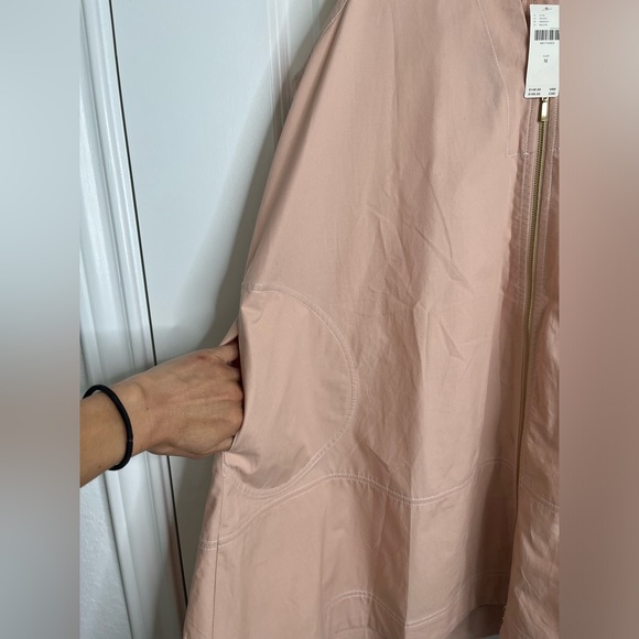 Anthropologie The A-Line Mini Dress in Neutral Size Medium NWT - Picture 9 of 13